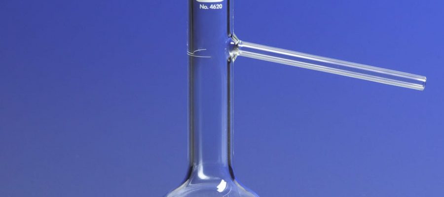 Matraz de destilación de laboratorio